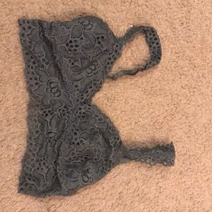 Aerie Bralette Size Large Dark Green